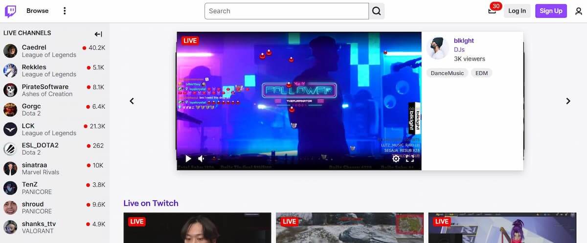 Twitch Streamers